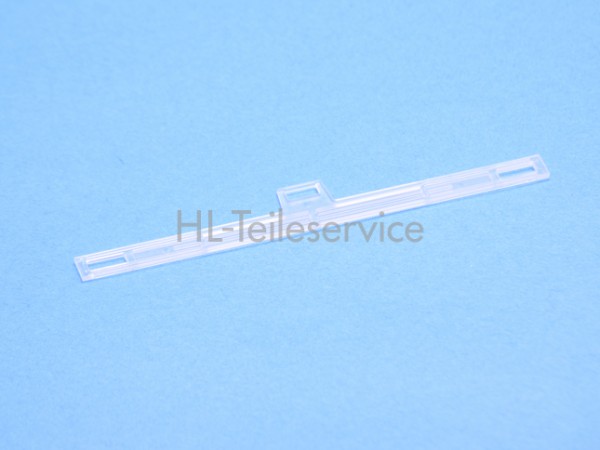 S-Lamellenhalter transparent 127 mm